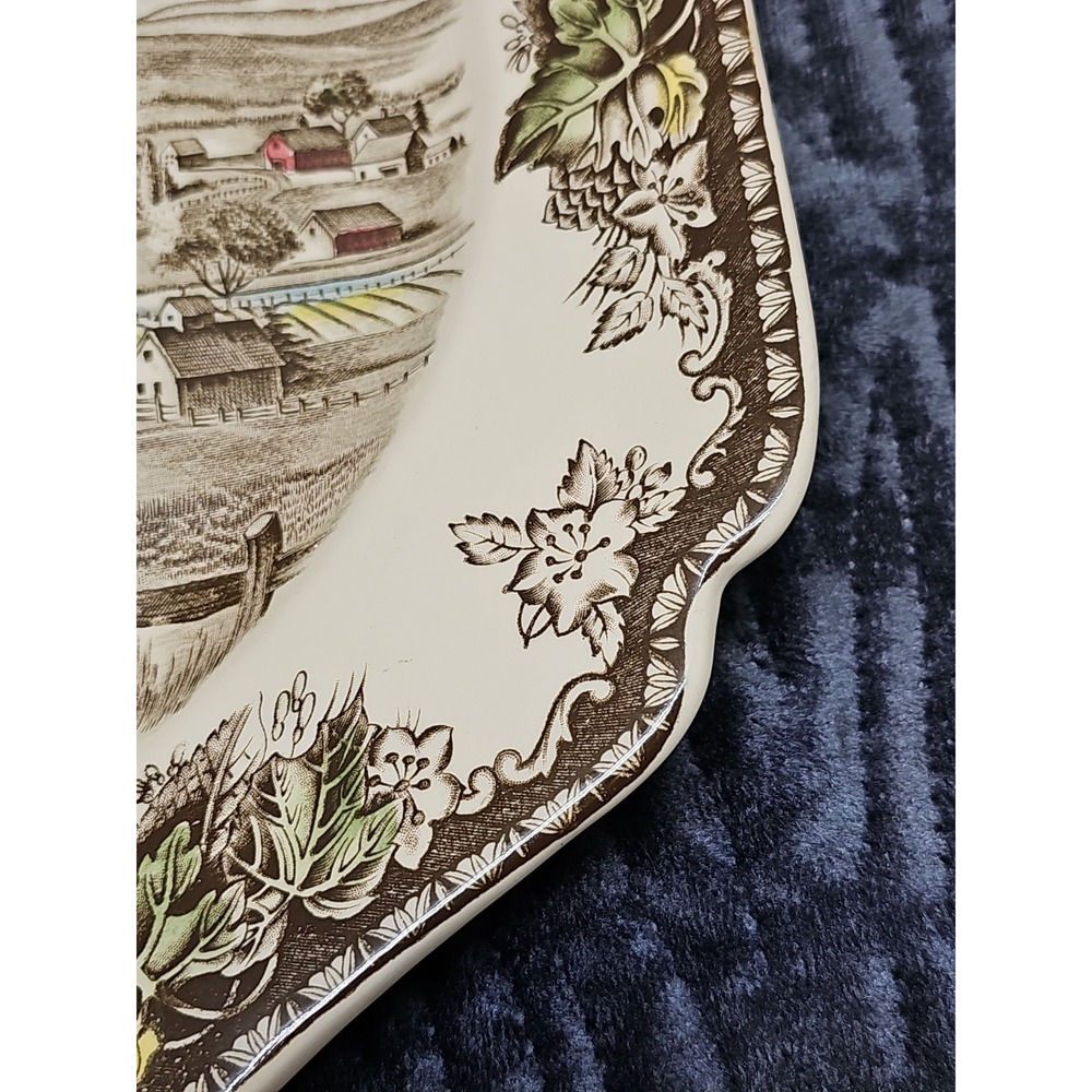 Johnson Brothers Friendly Village Large Oval Serving Platter - Village Scene 20" - Picture 7 of 10